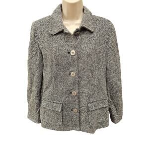 The tog shop vintage twill wool blend blazer 12P 12 PETITES EUC business casual+